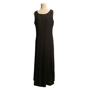 Vintage Ultra Dress New York dress with pleated slits | Sz 14